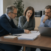 Besprechung im Büro