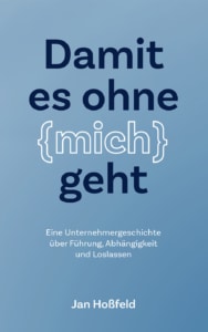Buchcover "Damit es ohne mich geht"